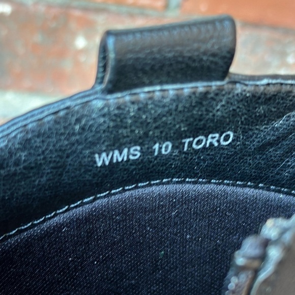 Dolce Vita Black Side Zip Toro Stacked Heel Ankle Boots Women's Size 10 - Picture 6 of 8